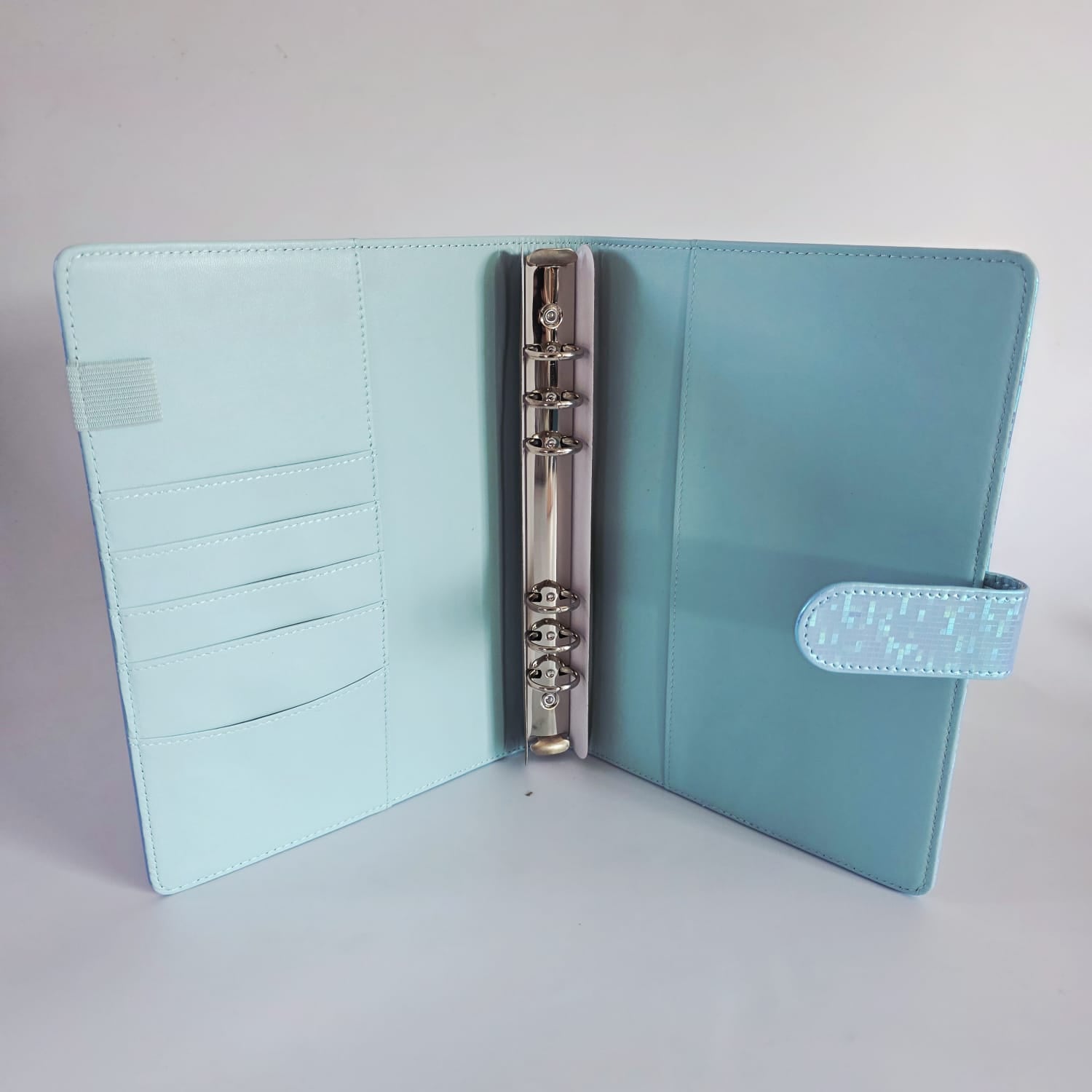 A5 PU Iridescent Budget Binder