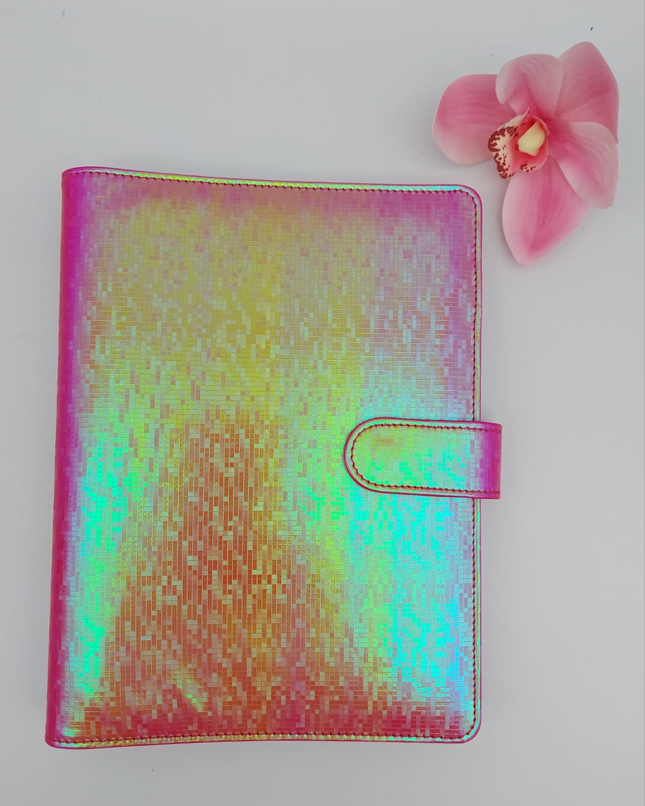 A5 PU Iridescent Budget Binder