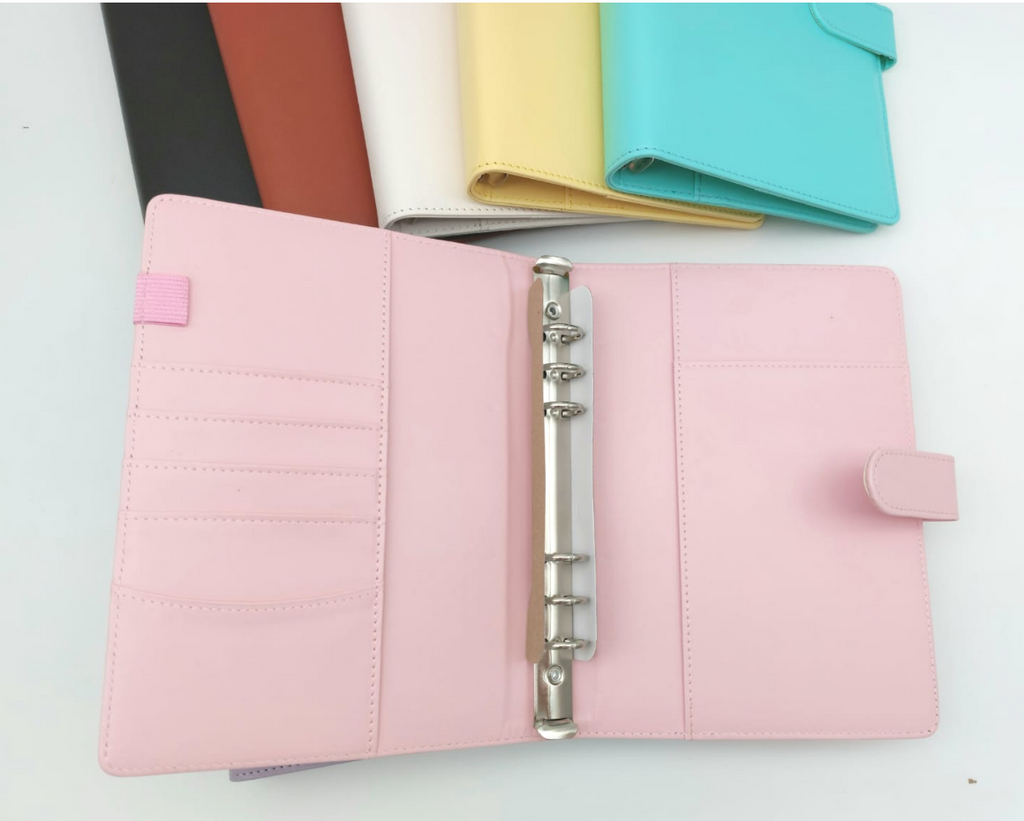 A5 PU Macaron Budget Binder