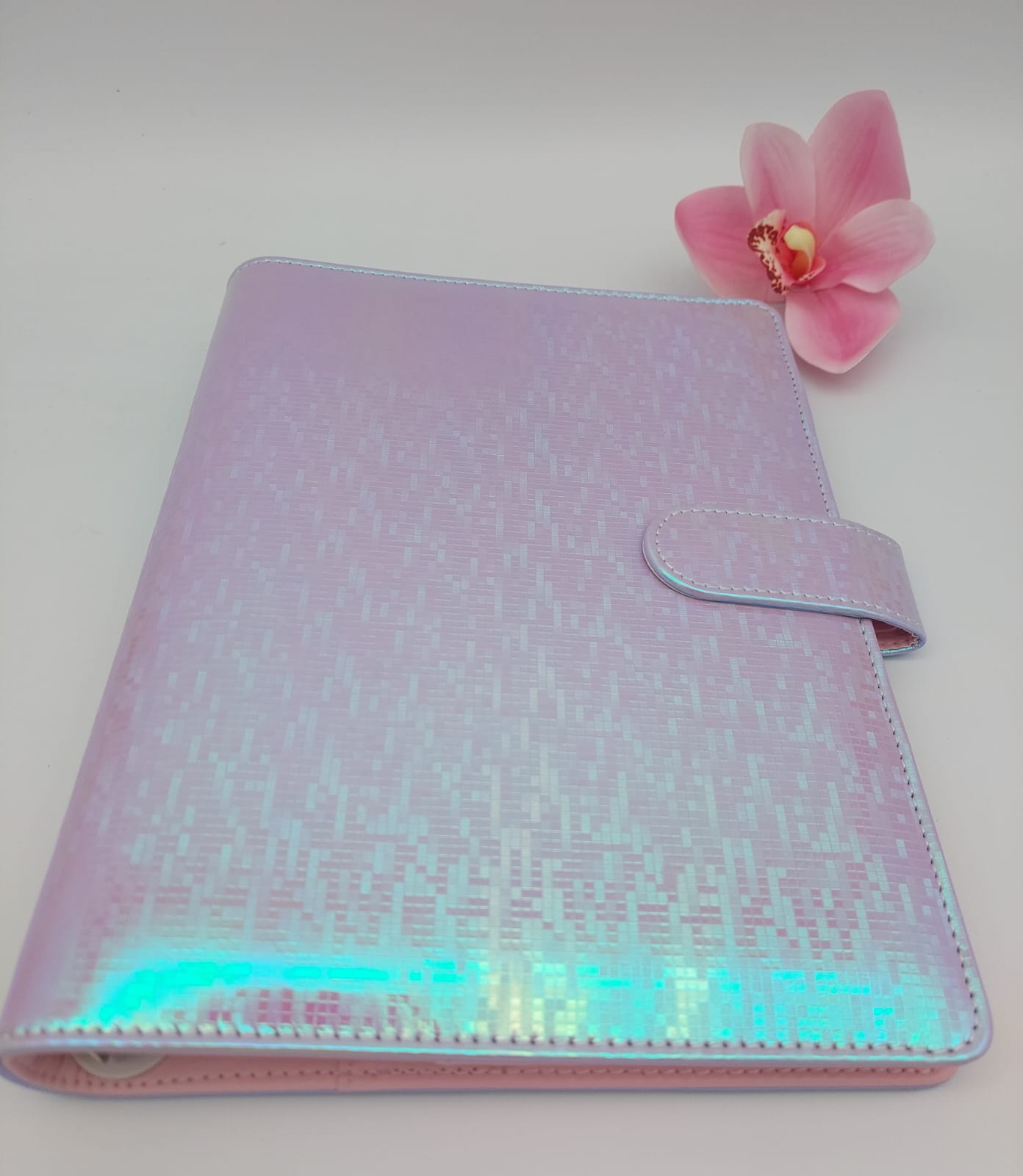 A5 PU Iridescent Budget Binder